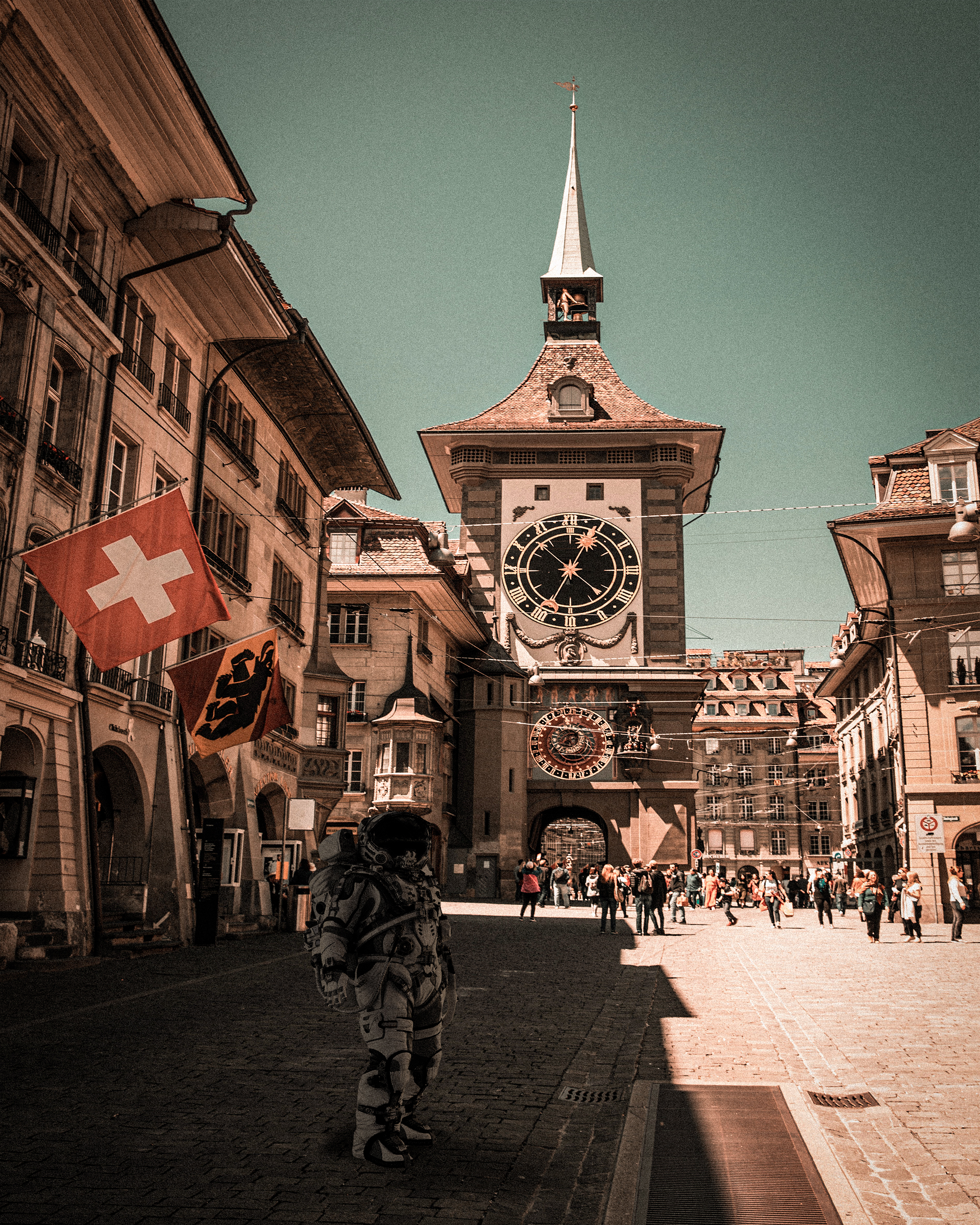 Astronaut in Bern